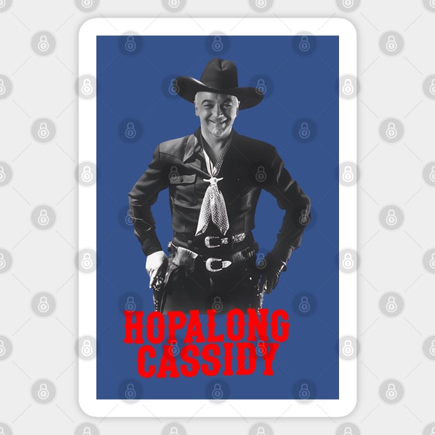 Hopalong Cassidy - William Boyd - 40s Westerns Magnet by wildzerouk